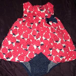 strawberry navy blue dress.